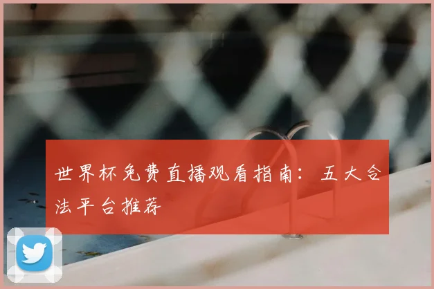 世界杯免费直播观看指南：五大合法平台推荐